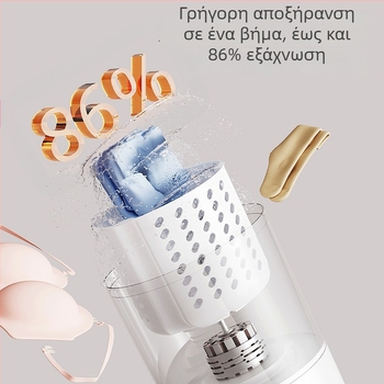 Μίνι πλυντήριο με ενσωματωμένο πλύσιμο και στέγνωμα, ασύρματο φορητό εργαλείο για εσώρουχα και κάλτσες (Ry-002, 5V, 15W, φόρτιση USB, <2 ώρες)