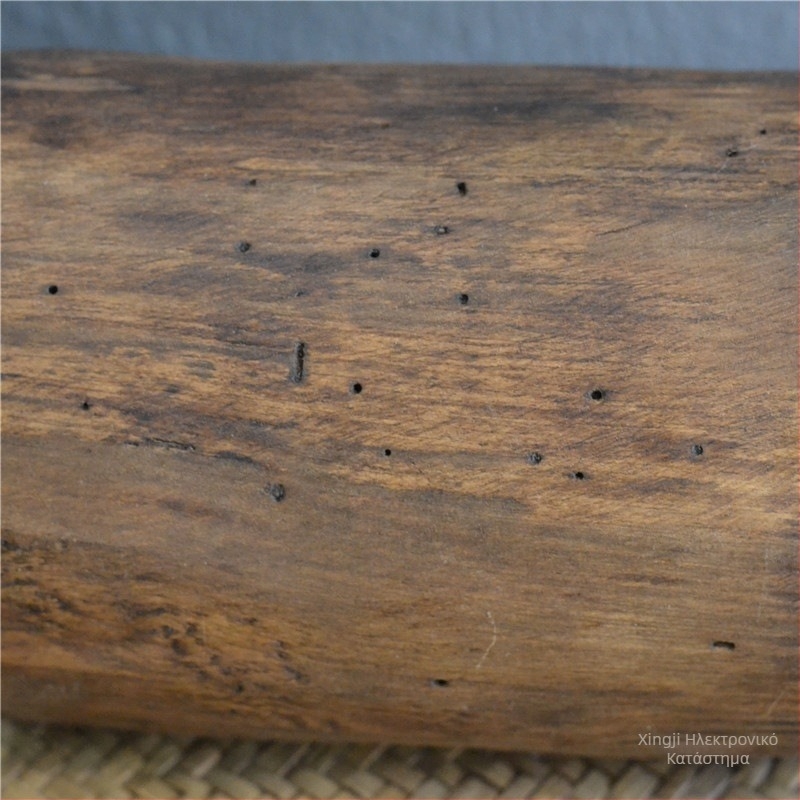 Κυκλική ξύλινη θήκη στυλό, μοντέλο T096, ρετρό διακοσμητικό γραφείου για οικιακό χώρο, ιδανικό δώρο για μετεγκατάσταση ή τα Χριστούγεννα.