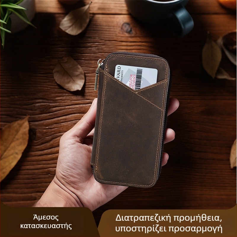 Θήκη για στυλό από γνήσιο δέρμα, σετ 4 τεμάχια, επαγγελματικό στυλ, μάρκα Contacts Family, βασική συσκευασία, κατασκευαστής Manufacturer