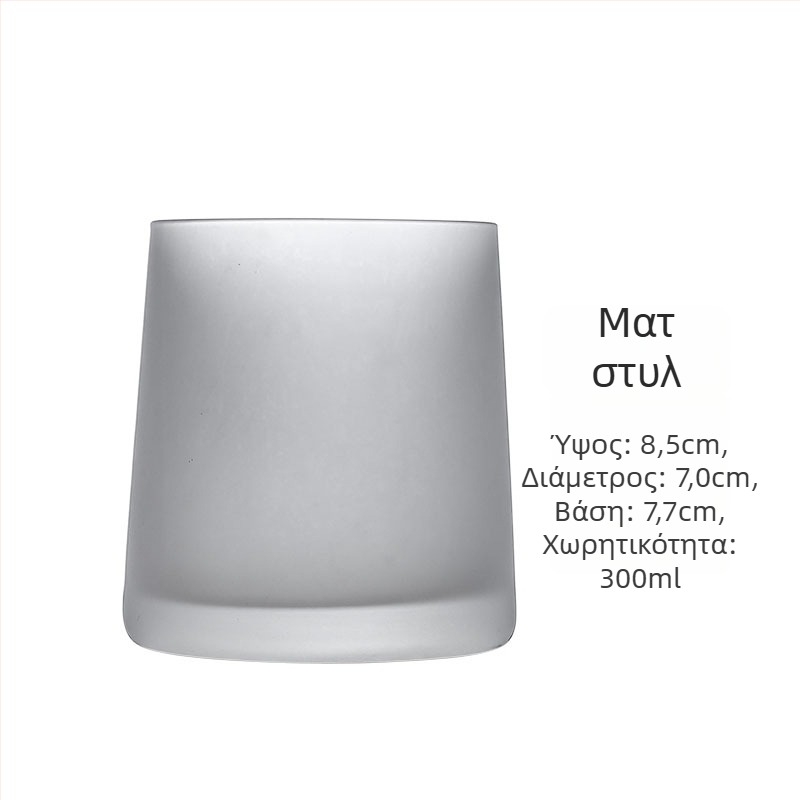 Geya Crystal Γυάλινο ποτήρι οδοντόβουρτσας για ξενοδοχεία και πανδοχεία - ποτήρι μπάνιου για γαργάρες