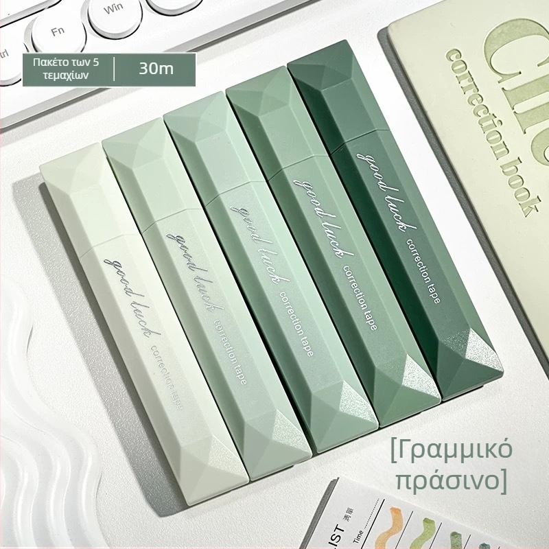Ταινία διόρθωσης A68 – διαβαθμισμένος σχεδιασμός, αθόρυβη κύλιση, μεγάλη χωρητικότητα, πλαστικό σώμα, 5 τεμ./κουτί, μάρκα New Year