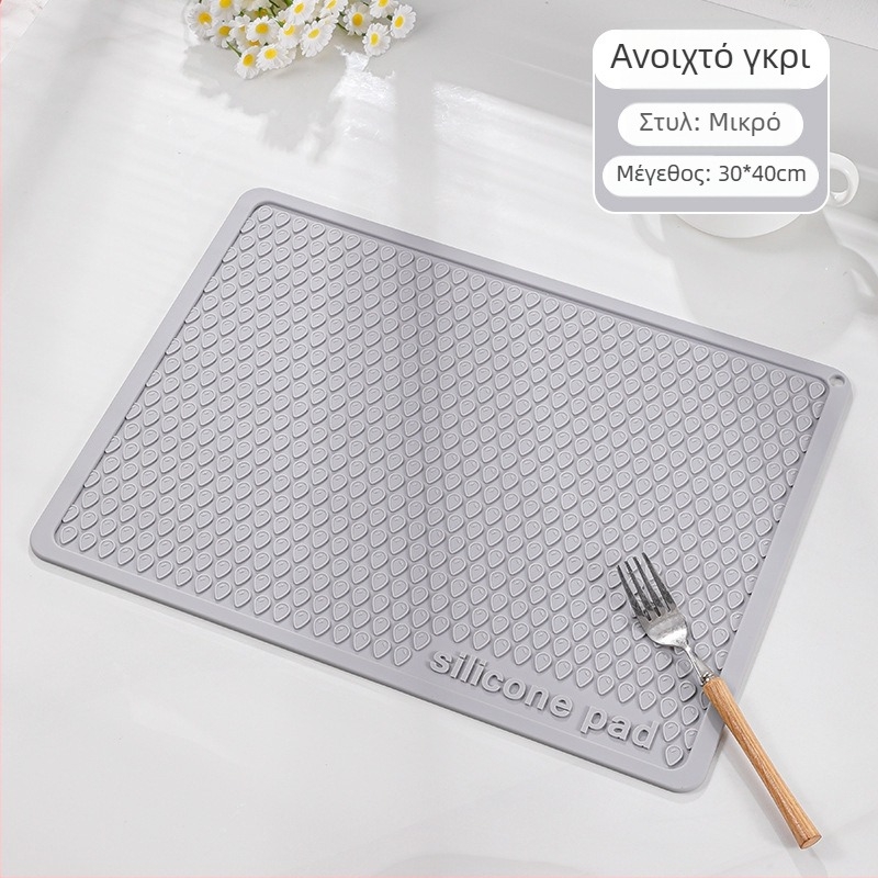 Τετράγωνο υπόστρωμα κουζίνας από σιλικόνη, θερμοανθεκτικό, αντιολισθητικό, ανθεκτικό σε σχίσιμο