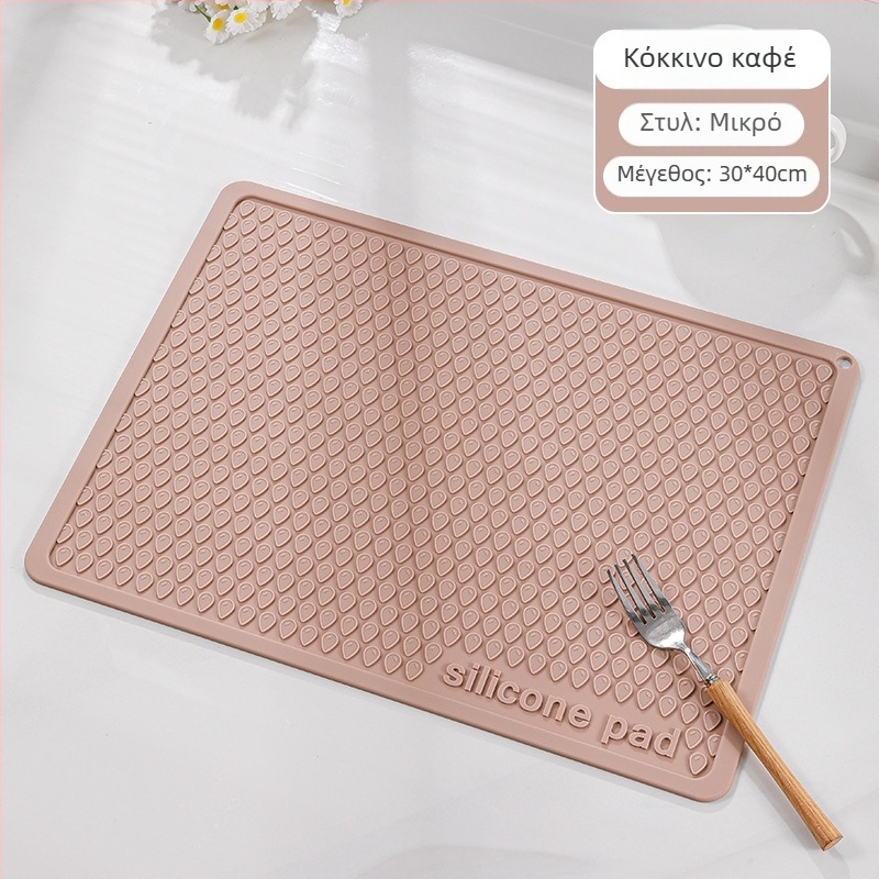 Τετράγωνο υπόστρωμα κουζίνας από σιλικόνη, θερμοανθεκτικό, αντιολισθητικό, ανθεκτικό σε σχίσιμο