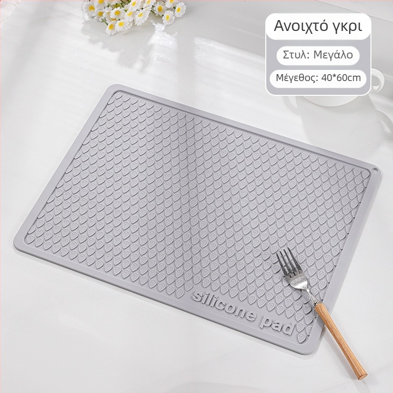 Τετράγωνο υπόστρωμα κουζίνας από σιλικόνη, θερμοανθεκτικό, αντιολισθητικό, ανθεκτικό σε σχίσιμο