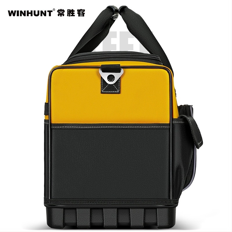 Τσάντα εργαλείων για ηλεκτρολόγους με ανθεκτικό πλαστικό πυθμένα και παχύτερο ύφασμα Oxford, φορητή με ιμάντα ώμου