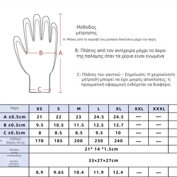 Γάντια αντίστασης σε κόψιμο με δαχτυλίδια από ανοξείδωτο χάλυβα 316, Επίπεδο 9, για σφαγή, κηπουρική και εργασίες υψηλού κινδύνου