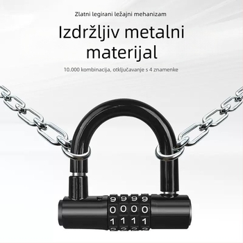 U-oblika brave, nehrđajući čelik, otpornost na rezanje, model 17H2020081Z371