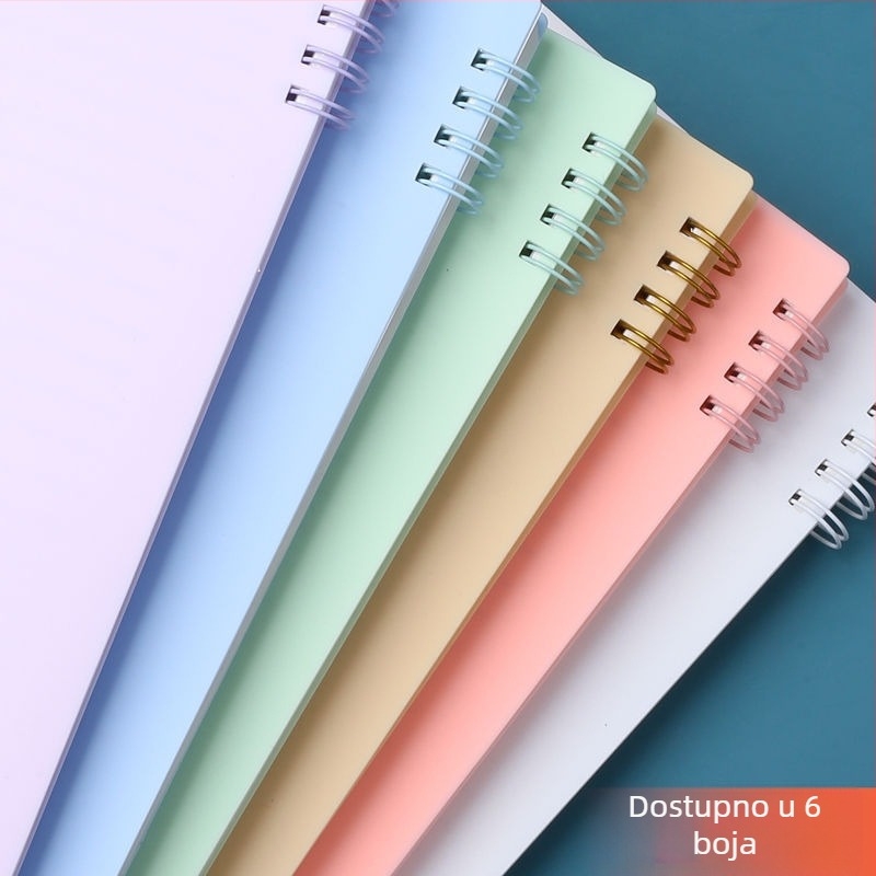 Reverse bilježnica s loose-leaf listovima, PP naslovnica, papir od celuloze, 40 g/m², uredski stil