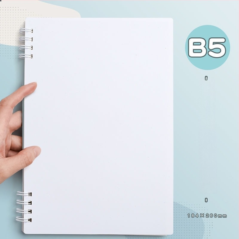 Reverse bilježnica s loose-leaf listovima, PP naslovnica, papir od celuloze, 40 g/m², uredski stil