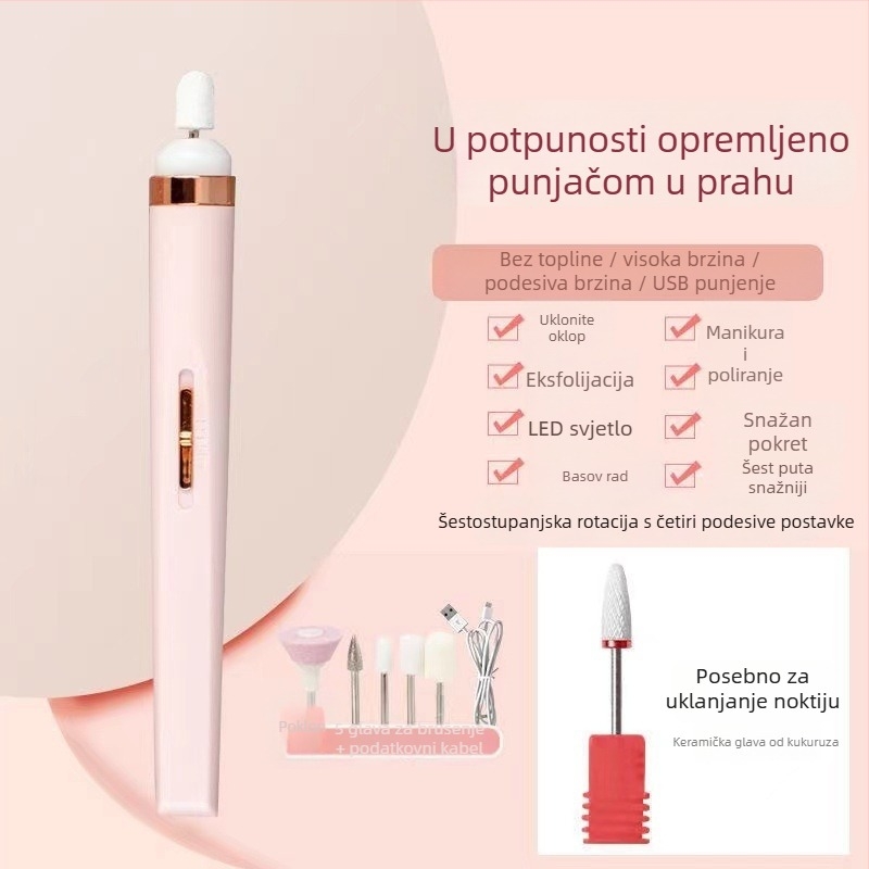 Brusilica za nokte DMJ – plastična, korejskog stila, brušenje