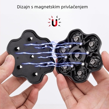 Zamjenska rotirajuća glava s 7 oštrica za električni brijač za ćelavu glavu