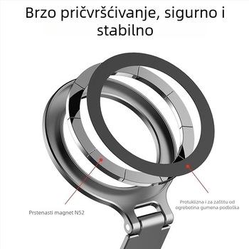 Skupni magnetski držač za telefon s cold shoe, kompatibilan s DJI Action 5 Pro/4/3 sportskim kamerama