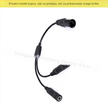 XLR kabel za slušalice, splitter 1 prema 2, ženske utičnice 6,3/5,2 mm, PJ-055, Xinchang
