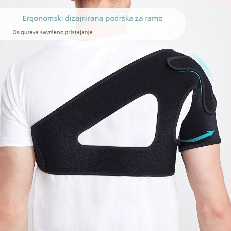 Potpora ramena, prilagodljiva kompresija za trčanje i fitness, poliestersko vlakno
