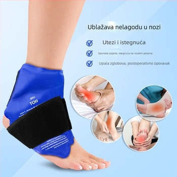 Višekratno upotrebljivi sportski led pak s kopčom za gležanj, zapešće i zglobove — hladno/toplo gel-kompres