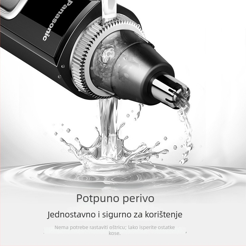 Panasonic ER-PGN70 Trimer za nos - Baterijsko napajanje, Vodootporan, Može se prati
