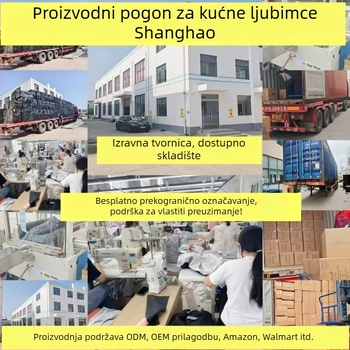 Pasje gnijezdo za psa s materijalom od spužve, pliš kvadratni jastučić, Rural marka, nije uvoz