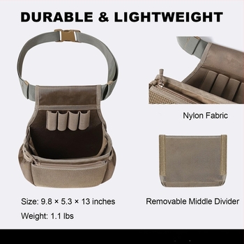 Lovni pojas s džepom za čahure, denim, višenamjenski, za outdoor