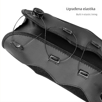 Štitnik za list s kompresijom – podesiva tipka, za košarku i trčanje