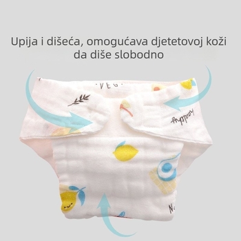 All-in-One periva dječja pelena s pamukom gazom, kod proizvoda Xx826707037205, pogodna za dob 3–8 godina, lansirana ljeta 2022