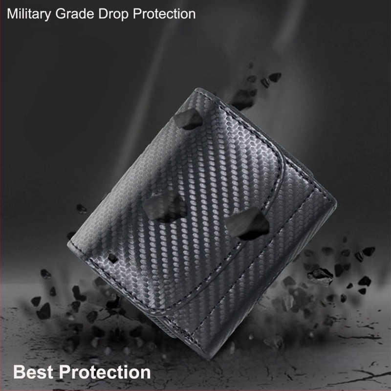 Torba za telefon od prave kože, kružnog oblika, otvaranje s poklopcem, tajni pretinac, unisex