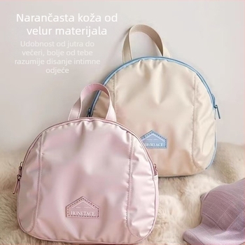 Torba za pohranu donjeg rublja i čarapa, trostruki putni organizator, prenosni stil torbe, Peach Skin materijal, model snb-065
