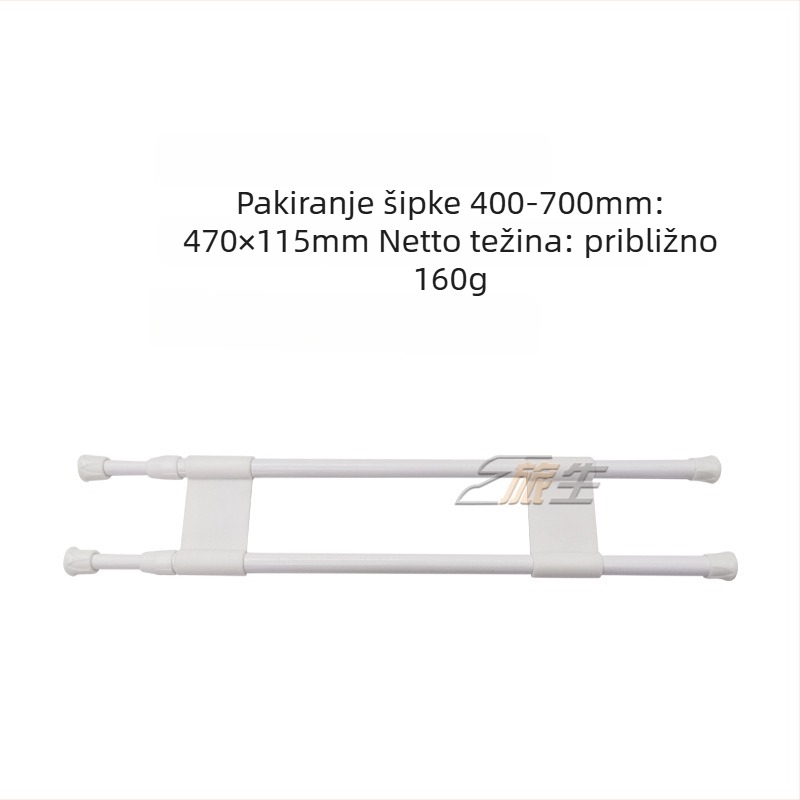 RV unutarnji hardver set: viseći ormar, šine za garderobu i teleskopske odvojive ploče – prilagodljive dodatne opreme za RV modifikacije