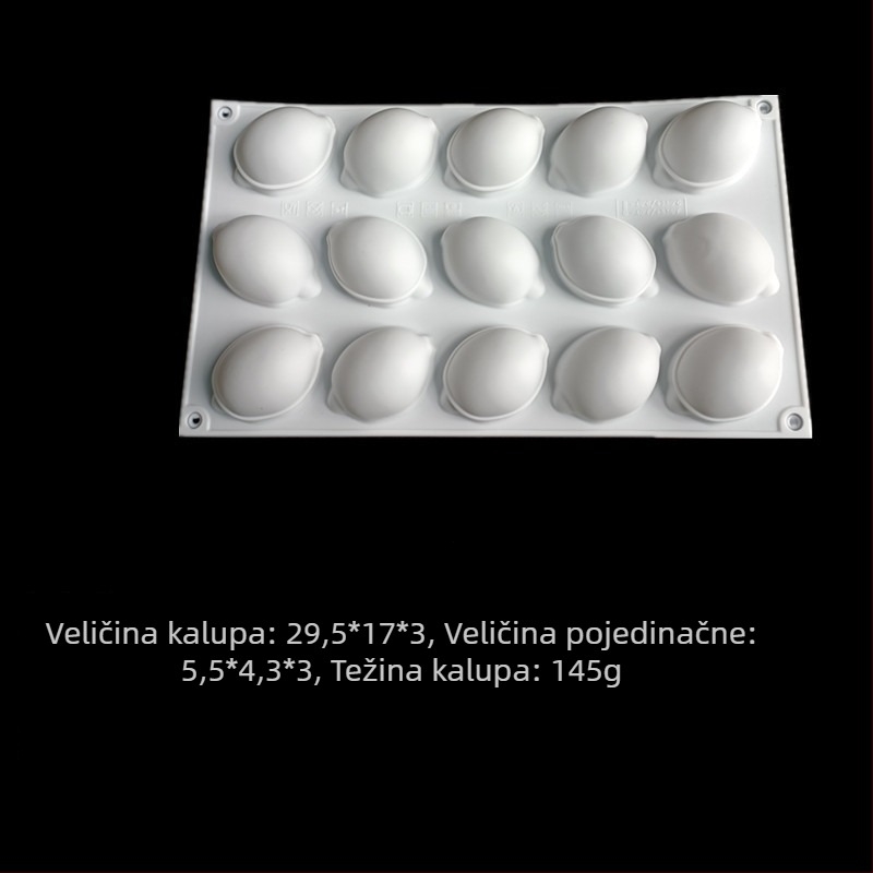 Silikonska kalupa za tortu, neobičan oblik, modern minimalistički stil, lansirano 2024.