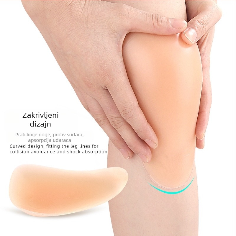 Silikonski koljeni štitnik za odrasle, za trčanje i nogomet