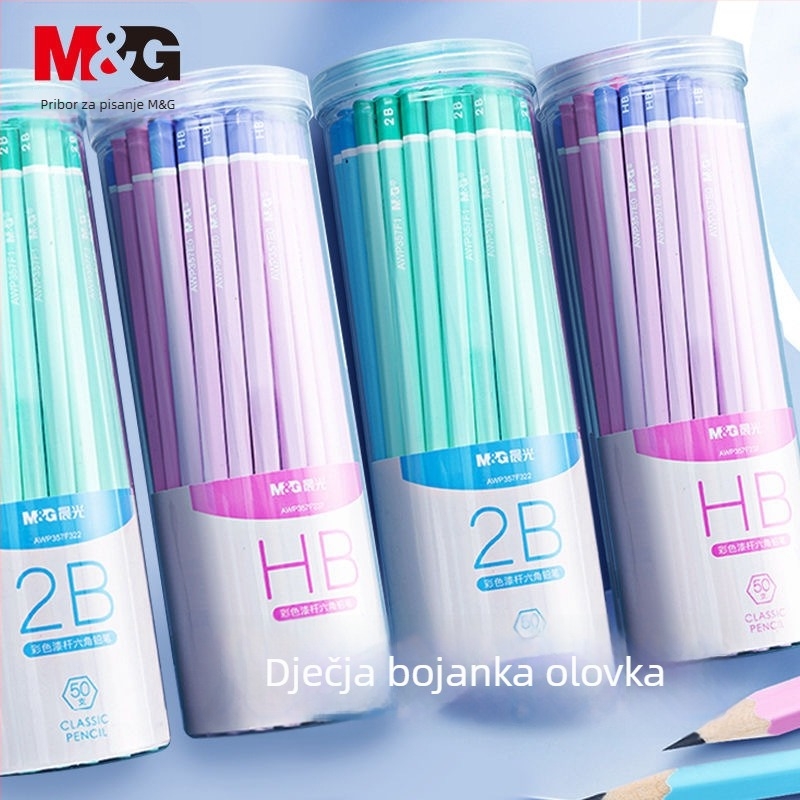 Olovka Morning Light M&G HB, drveno kućište, za djecu u 1. i 2. razredu