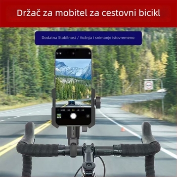 Držač za telefon za bicikl s navigacijskim nosačem i nosačem za kameru na upravljaču — Bohoda plastika, 3C certifikat 2022152202040936, podrška prilagodbi