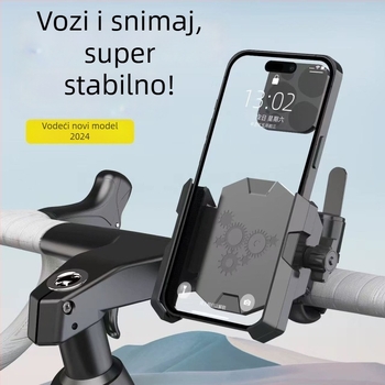 Držač za telefon za bicikl s navigacijskim nosačem i nosačem za kameru na upravljaču — Bohoda plastika, 3C certifikat 2022152202040936, podrška prilagodbi