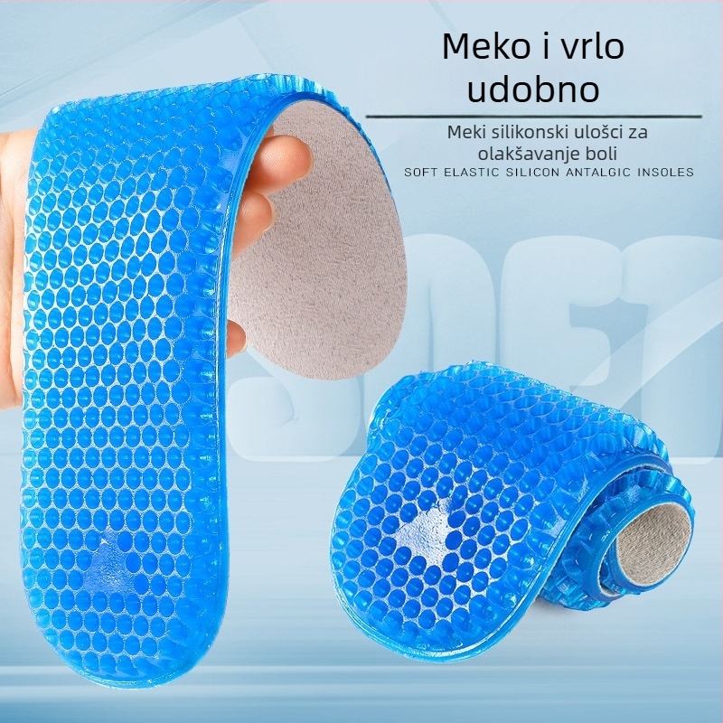 Silikonske uloške s uzorkom sa pčelinjim vzorom za muškarce i žene, upijaju znoj, dezodoriraju i ublažavaju udarce, prilagodljivi rezovi, suhi i prozračni za sportske cipele