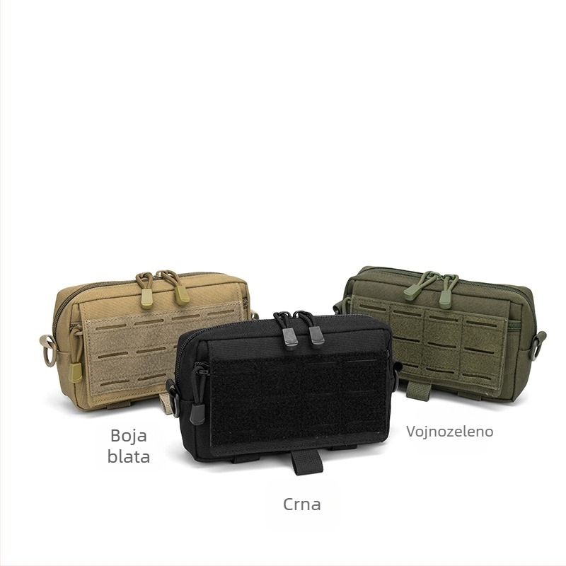 Taktička vanjska pojas torba s MOLLE, proširiva džep, unisex, poliester