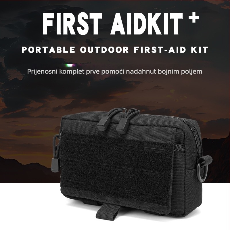 Taktička vanjska pojas torba s MOLLE, proširiva džep, unisex, poliester