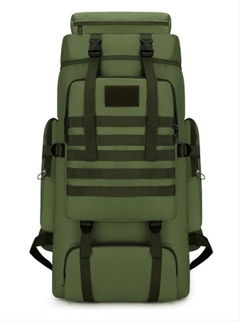 Masawi Ruksak za outdoor putovanja, velikog kapaciteta, vodootporan, prozračan Oxford materijal, naramenice s zračnim jastučićima, unisex, pogodan za planinarenje, kampiranje