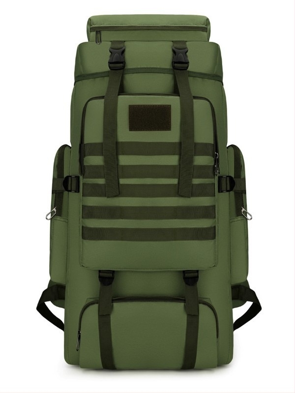 Masawi Ruksak za outdoor putovanja, velikog kapaciteta, vodootporan, prozračan Oxford materijal, naramenice s zračnim jastučićima, unisex, pogodan za planinarenje, kampiranje