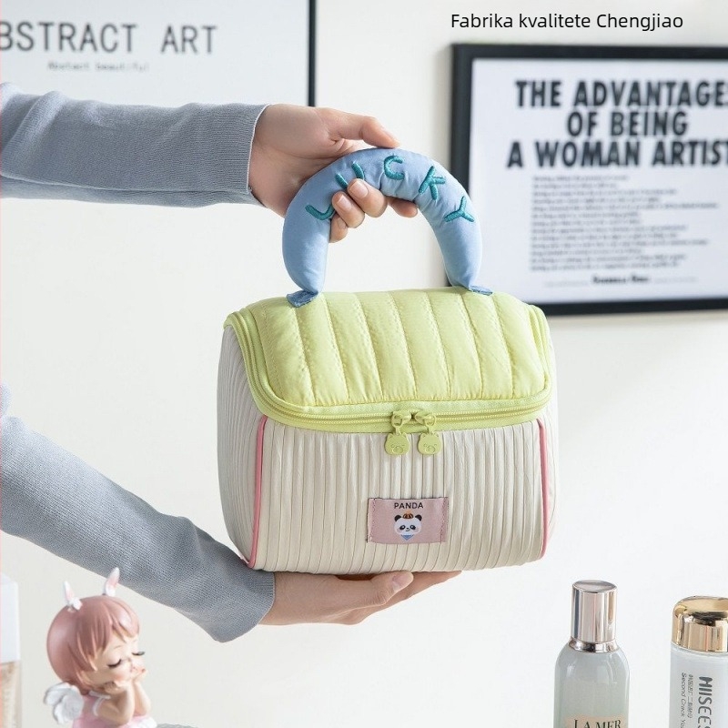 Kozmetička torbica s dizajnom Cute House za djevojčice, putovanjima prilagođena, velika kapaciteta; materijal: Drugi; marka: Druga; funkcija: Druga; spol: Žensko; svakodnevno korištenje