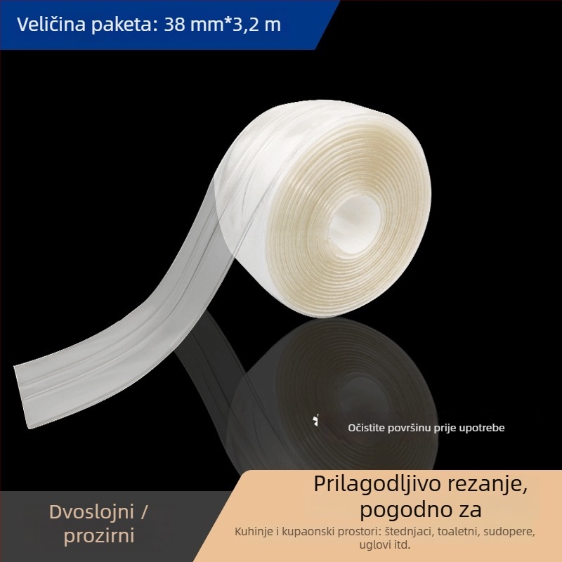 Brtvna traka za kuhinju i kupaonicu – vodootporna i otporna na plijesan, marka Qirui, artikl 1001074584