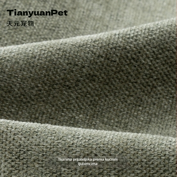 Kvadratično gnijezdo za mačke, svesezonska poluzatvorena kućica, od tkanine