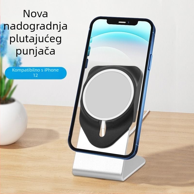 Stalak za bežično punjenje od aluminijske legure za Apple iPhone, stolna upotreba