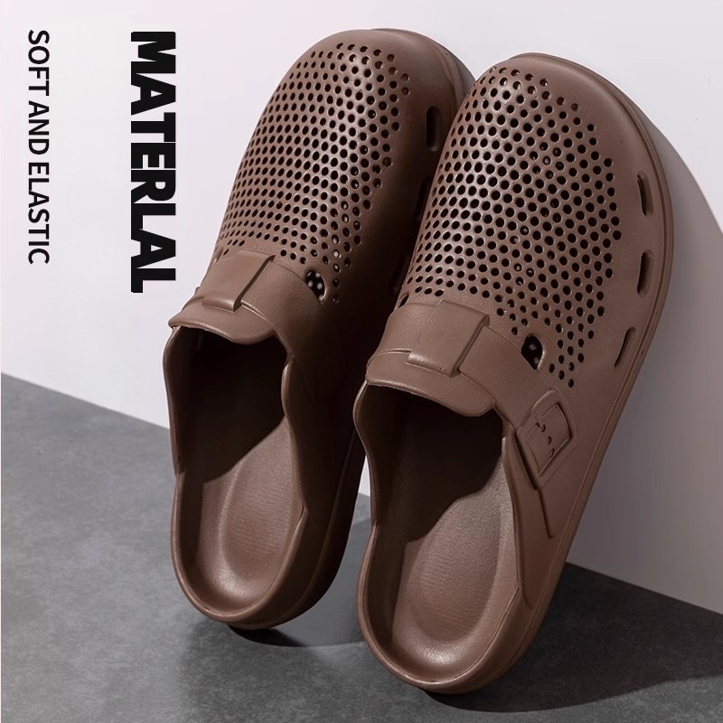 Muške EVA sandale s Toe Cap, Slip-On, protuklizne, injekcijsko oblikovane