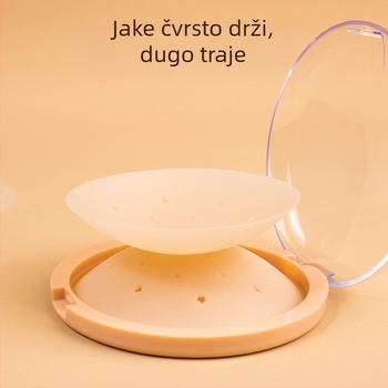 Silikonska pločica za prsa - prozračna, nevidljiva, izuzetno tanka, kružni oblik, sexy dizajn