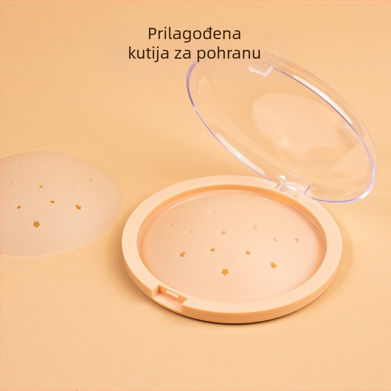 Silikonska pločica za prsa - prozračna, nevidljiva, izuzetno tanka, kružni oblik, sexy dizajn