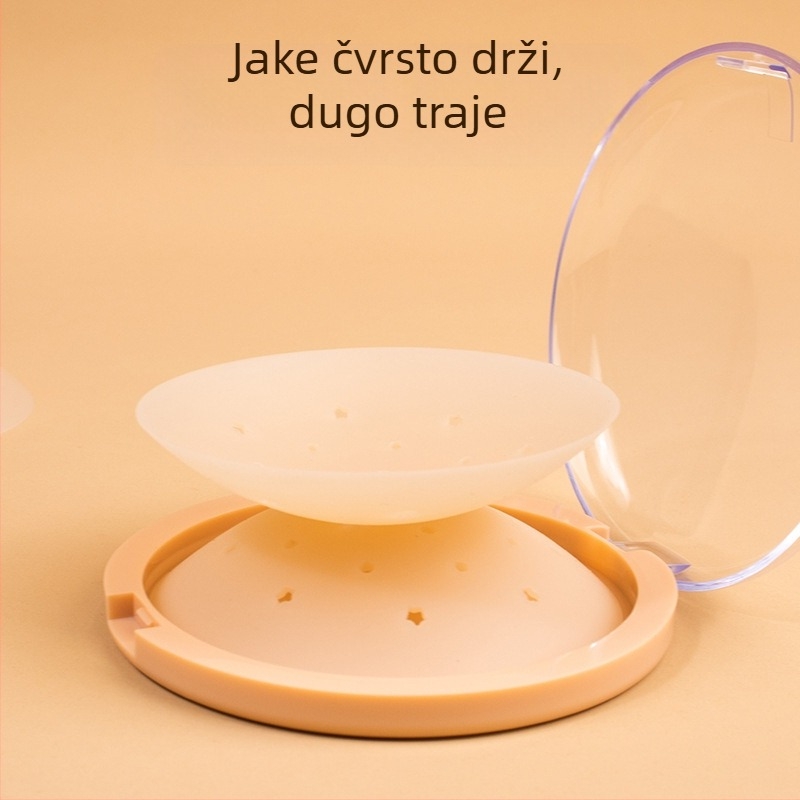 Silikonska pločica za prsa - prozračna, nevidljiva, izuzetno tanka, kružni oblik, sexy dizajn