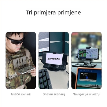 Držač telefona s MOLLE sustavom za taktičku vestu, univerzalna navigacijska ploča, ABS materijal, SD-971, Shabadu