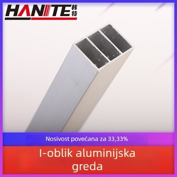 Aluminijska legura – križna greda za nosač prtljage – dodatak za modifikaciju uz mogućnost prilagodbe obrade