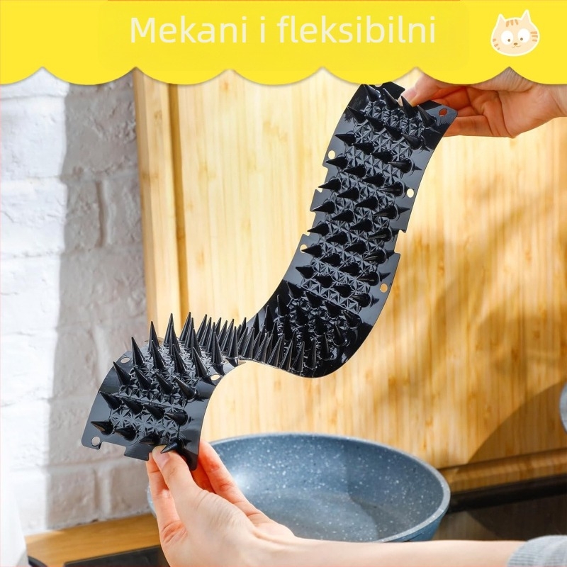 Mat s bodljama protiv mačaka za balkon i vrt, plastika, marka Brother Chun, šifra proizvoda Hc547