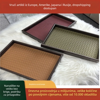 Drvena stolna kutija za pohranu nakita, modern minimalistički dizajn, velika kapaciteta, mogućnost otiska logotipa i prilagodbe