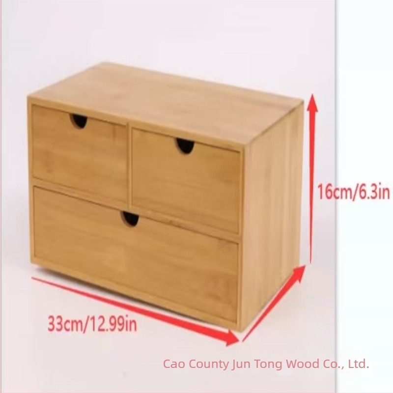 Juntong drveni organizator za stolnu površinu, kvadratni dizajn, moderan minimalistički stil, za organizaciju dokumenata